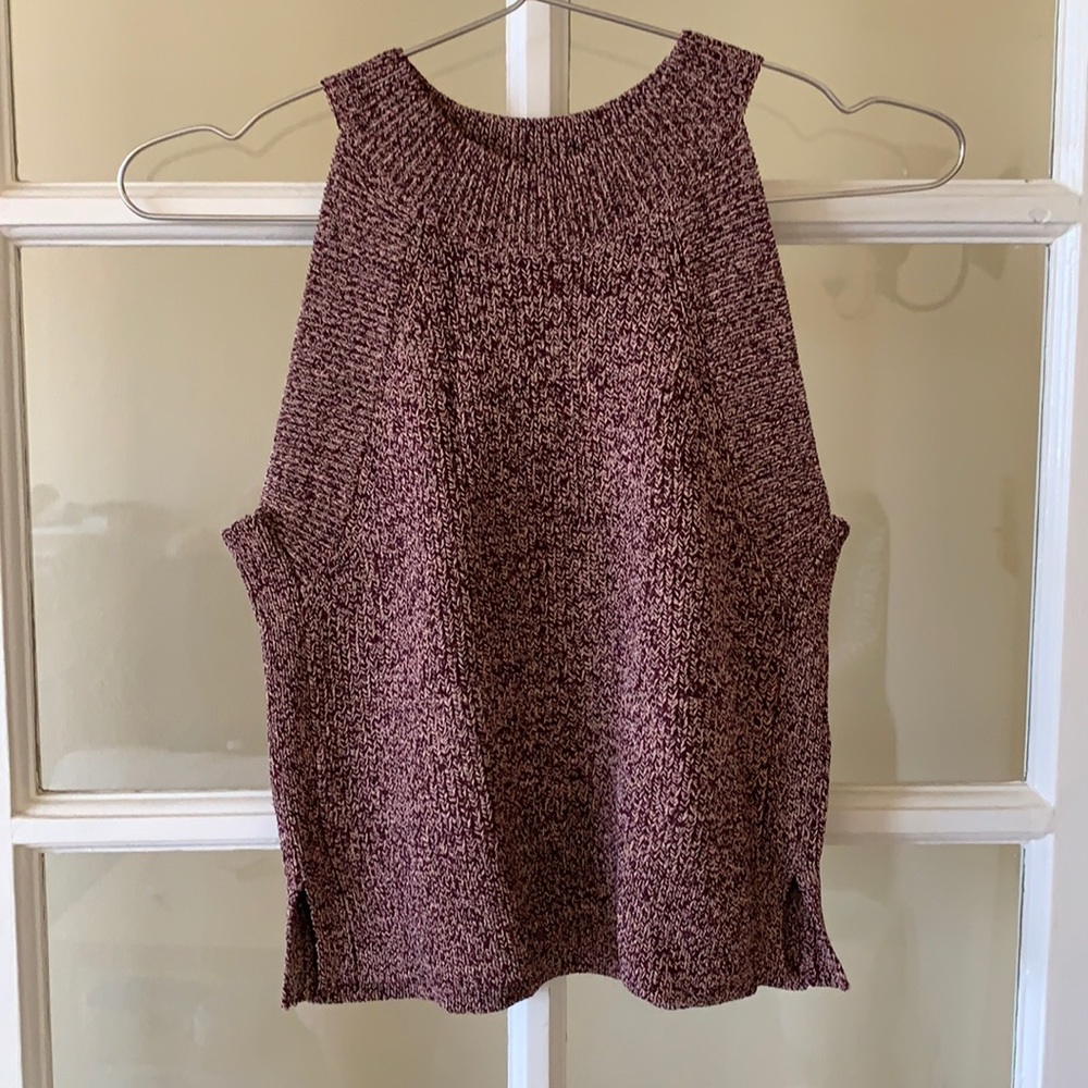 Wilfred sweater tank crop top